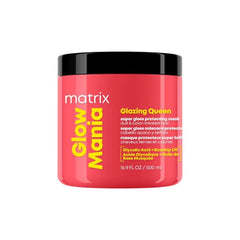 Matrix Glow Mania Super Gloss Protecting Mask – Enhances Shine & Protects Color-Treated Hair with Glycolic Acid & Rosehip Oil