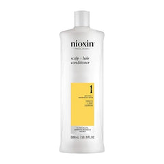 Nioxin System 1 Scalp + Hair Thickening Conditioner for Natural Hair with Light Thinning Strengthen Against Breakage with Niacinamide & Biotin Refreshed Scalp with Healthy Shine