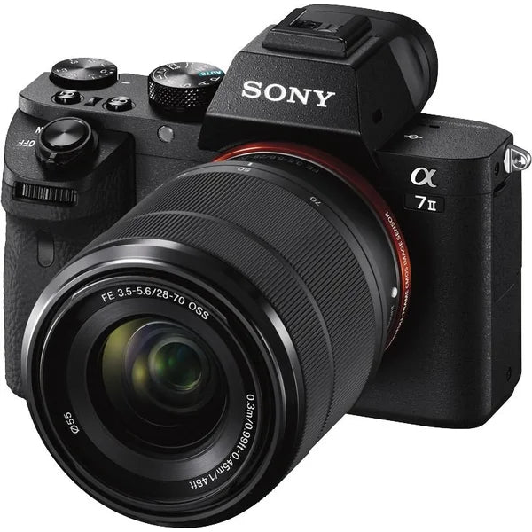 Sony A7 II Mirrorless Digital Camera With FE 28-70MM Camera Lens (ILCE-7M2K) - Black