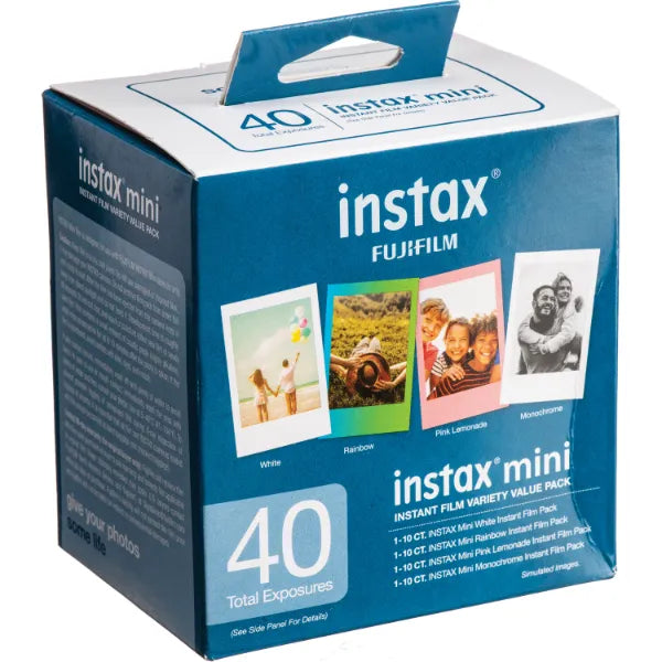 Fujifilm Instax Mini Instant Film Variety Value Pack (40 Exposures)