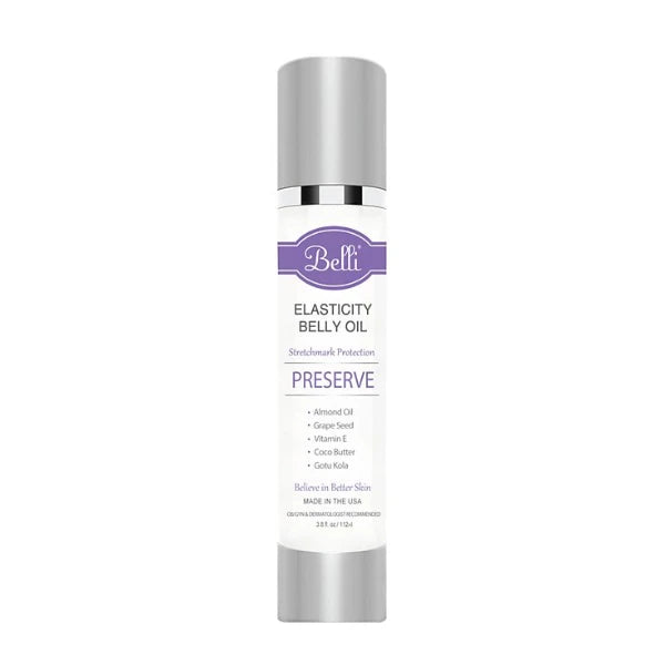 Belli Skin Care Elasticity Belly Oil, 3.8 oz.
