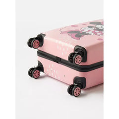 Max fashion Minnie Mouse Print Hardcase Trolley Travel Bag with Retractable Handle - 65x45x26 cm