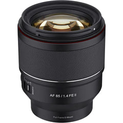 Samyang AF 85mm f/1.4 FE II Lens for Sony E-Mount (SYIO85SE2-E) - Black