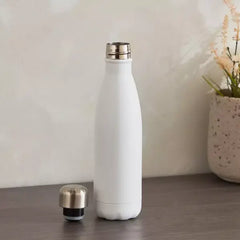 Karry Steel Hot and Cold Flask - 500 ml white