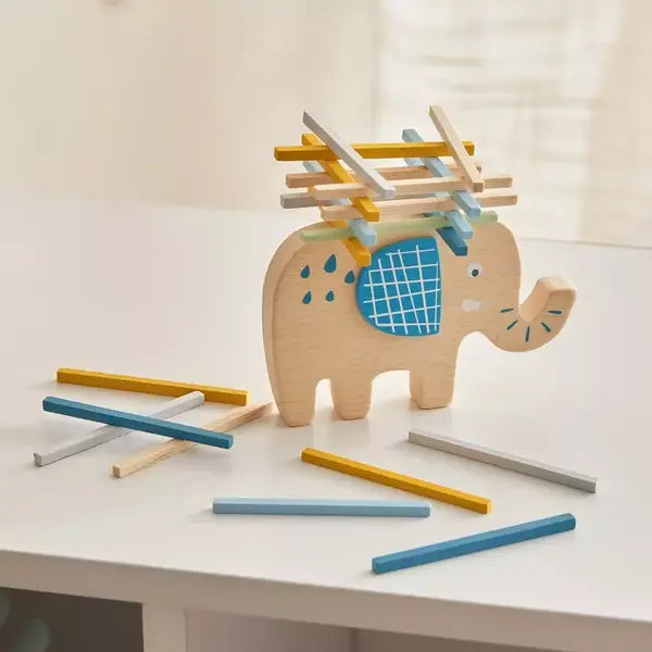 Max fashion Elephant 37-Piece Balancing Game Set for 3 years - 11.9x1.6x7.5 cm