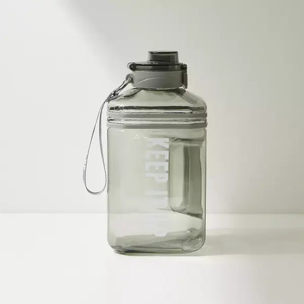 Slogan Print Sipper Water Bottle - 2.2 L