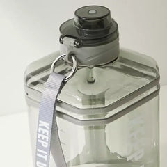 Printed Water Bottle - 1.15 L gray