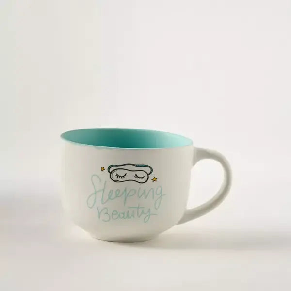 Max fashion Typographic Print New Bone China Mug with Handle - 453 ml