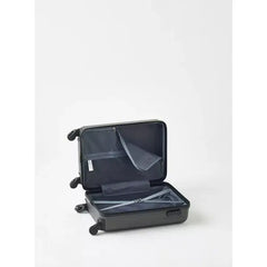 Max fashion Textured Hardcase Trolley Bag with Wheels and Retractable Handle black