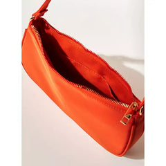 Max Fashion Plain Shoulder Bag-Orange