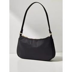 MAX FASHION Plain Shoulder Bag-Black