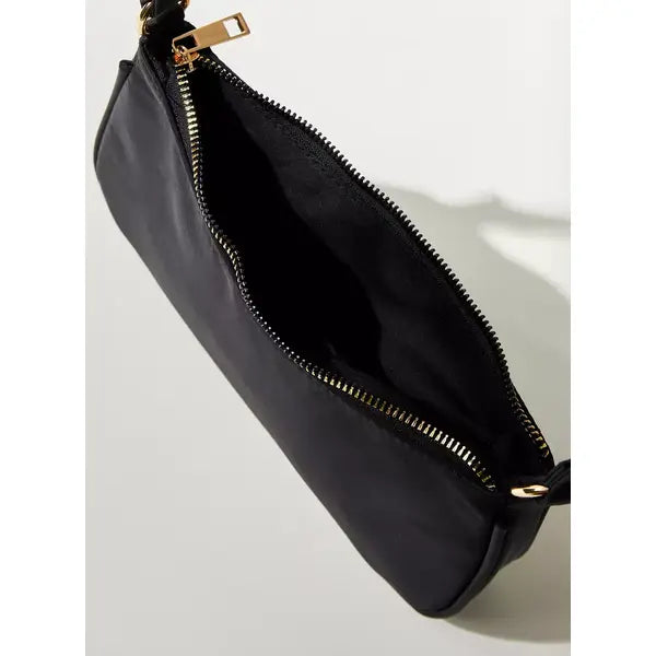 MAX FASHION Plain Shoulder Bag-Black