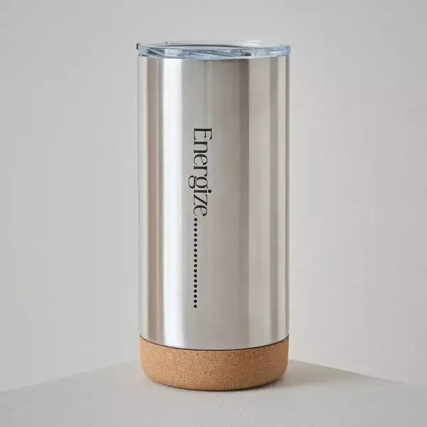 Lustra Stainless Steel Double Wall Travel Mug - 480 ml Silver