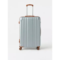 Max fashion Textured Hardcase Trolley Travel Bag with Retractable Handle - 76x51x30 cm