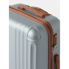 Max fashion Textured Hardcase Trolley Travel Bag with Retractable Handle - 76x51x30 cm
