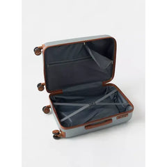 Max fashion Textured Hardcase Trolley Travel Bag with Retractable Handle - 76x51x30 cm