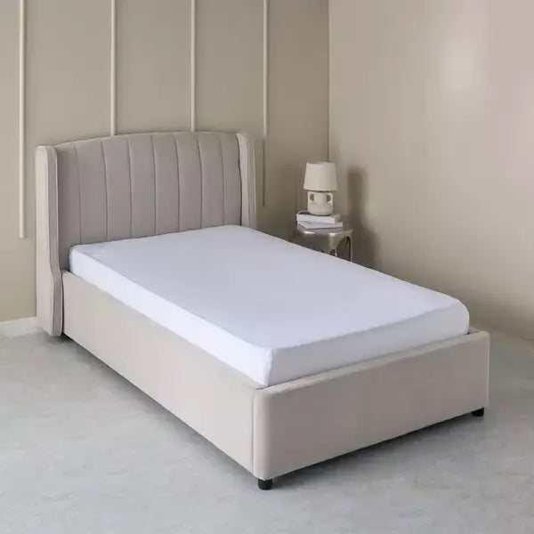 Max fashion Bristol Polycotton Twin Fitted Sheet - 120x200+25 cm white