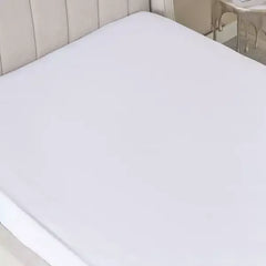 Max fashion Bristol Polycotton Twin Fitted Sheet - 120x200+25 cm white