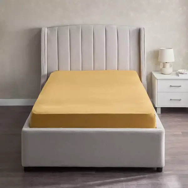 Max fashion Derby Solid Single Microfibre Fitted Sheet - 90x190+20 cm