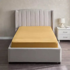 Max fashion Derby Solid Single Microfibre Fitted Sheet - 90x190+20 cm
