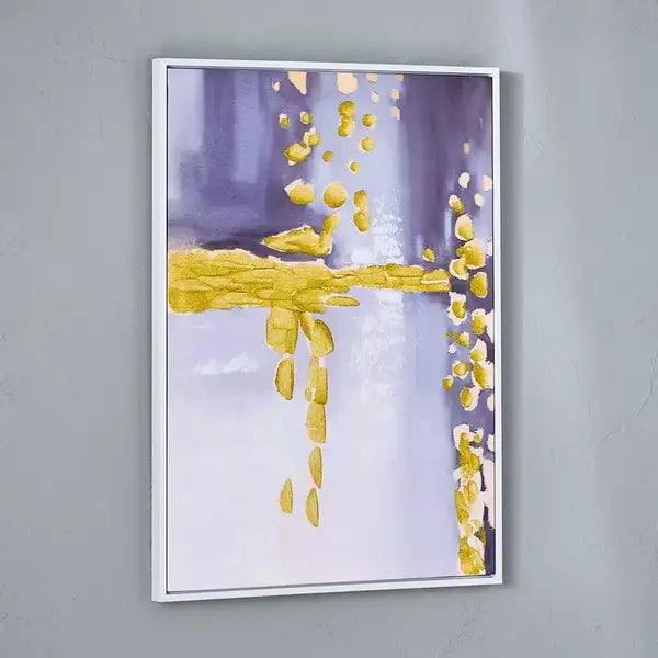 Max fashion Walmer Abstract Framed Wall Art with 40% Hand Painting - 52.5x2.8x72.5 cm