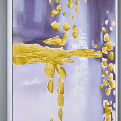 Max fashion Walmer Abstract Framed Wall Art with 40% Hand Painting - 52.5x2.8x72.5 cm