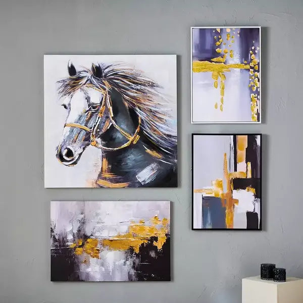 Max fashion Walmer Horse Hand Painting - 100x3x100 cm