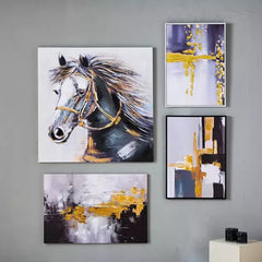 Max fashion Walmer Horse Hand Painting - 100x3x100 cm