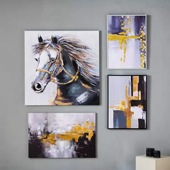 Max fashion Walmer Horse Hand Painting - 100x3x100 cm