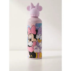 Minnie Mouse and Daisy Duck Print Water Bottle - 750 ml pink