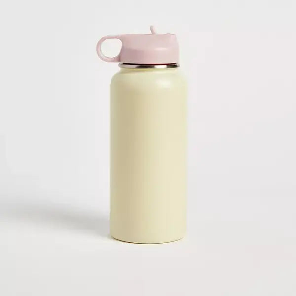 Plain Stainless Steel Sipper Water Bottle - 1 L