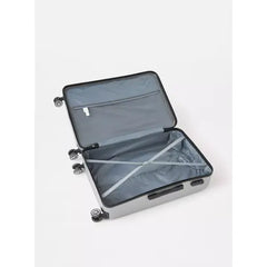 Max fashion Minnie Mouse Embossed Hardcase Trolley Bag with Retractable Handle silver