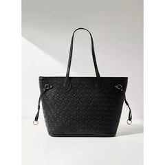 Textured Bag with Zip Closure and Top Handle