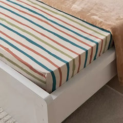 Max fashion Joy Adventurer Campsite Single Cotton Fitted Sheet - 90x200+25 cm
