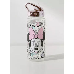 Minnie Mouse Print Sipper Water Bottle - 750 ml pink