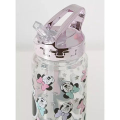 Minnie Mouse Print Sipper Water Bottle - 750 ml pink