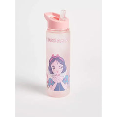 Princess Print Sipper Water Bottle - 750 ml pink