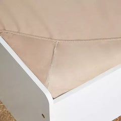 Max fashion Ballina Solid Cotton Twin Fitted Sheet - 120x200+33 cm