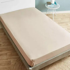 Max fashion Ballina Solid Cotton Twin Flat Sheet - 170x260 cm