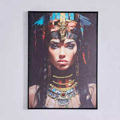Max fashion Ersel Girl Canvas with Hand Painting - 50x70x2.5 cm