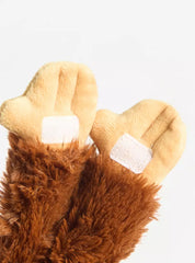 Max fashion Monkey Soft Toy with Hook and Loop Closure