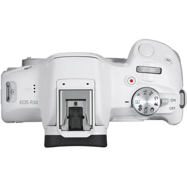 Canon EOS R50 Mirrorless Camera (Body Only) (5812C002) - White