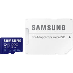 Samsung Pro Plus Micro SD Memory Card with Adapter 180MB/S