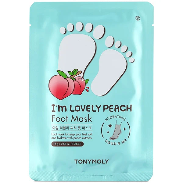 TONYMOLY I'm Lovely Peach Foot Mask