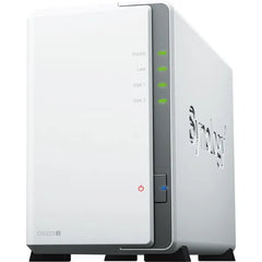 Synology DiskStation DS223j 2-Bay NAS Enclosure - Diskless Network Attached Storage Server for Home File Sharing & Backup