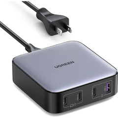 UGREEN Nexode 100W GaN 4-Port USB Desktop Charging Station – 3 USB-C + 1 USB-A Ports, Up to 100W PD Fast Charging, Compact GaN Power Hub for MacBook, iPhone, iPad, Galaxy, Pixel & More