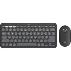 Logitech Pebble 2 Wireless Keyboard & Mouse Combo (920-01206) - Tonal Graphite