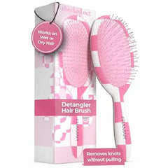 FRAMAR Chocolate Hair Brush Detangler, Wet Hair Brushes For Women