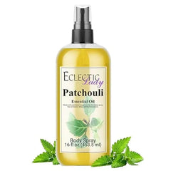 Eclectic Lady Body Spray Women, Patchouli Body Mist with Long Lasting Fragrance, Earthy & Clean Scent Reminiscent of the 1960s & 70s, Light, Subtle Perfume with Wood Notes, 100% Paraben Free