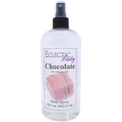 Eclectic Lady Chocolate Body Spray, Body Mist for Women with Clean, Light & Gentle Fragrance, Cologne with Soft, Subtle Aroma For Daily Use